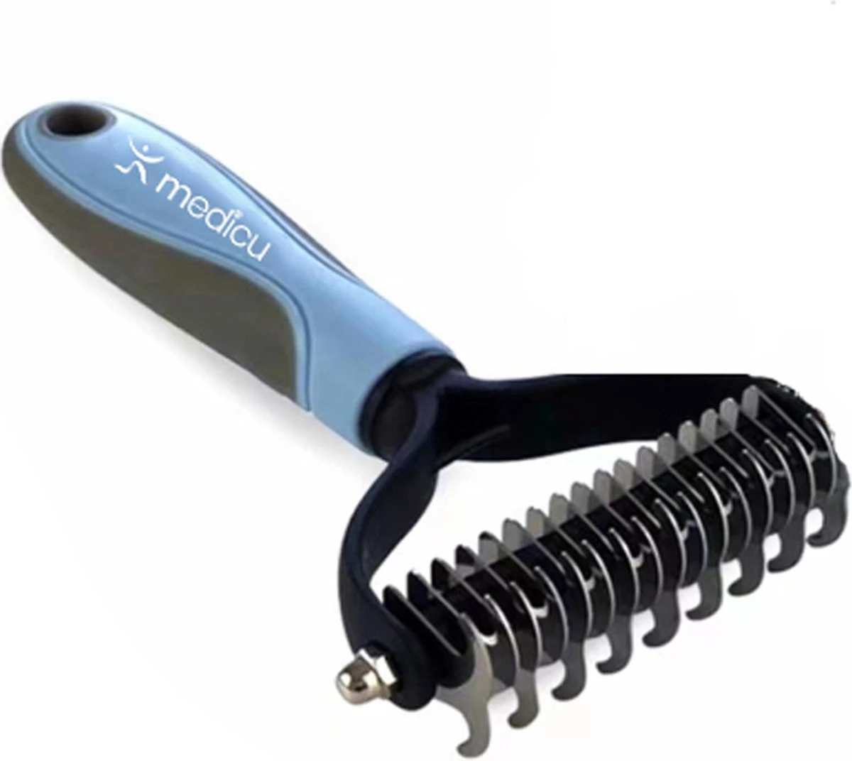 Hondenkam 2-Zijdige Voor Ondervacht - Kattenkam - Voorkomt Haaruitval - Verwijdert Klitten - MEDICU ® Premium Quality 3 Hondenkam 2-Zijdige Voor Ondervacht - Kattenkam - Voorkomt Haaruitval - Verwijdert Klitten - MEDICU ® Premium Quality