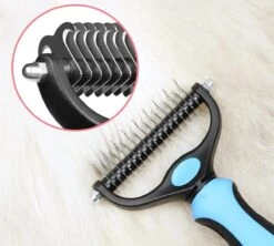 Merkloos 2 Zijdige Ondervacht Hondenkam - Hondenborstel Kortharig/Langharig - Kattenkam - Klittenkam Kat/Hond - Kattenborstel - 10 Cm. -Hondenproducten 1200x1078