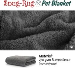Snug-Rug Huisdier Deken Voor Honden En Katten – Small Slate Grey Kattendeken Hondendeken – Vetbed Hond Bench Bank Fleece Kat Dierendeken Kattendekentjes Kattendekentje Dierenmat Hondenmat Plaid Kattendekens Kattenplaid -Hondenproducten 1200x1099 2
