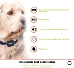 Doggie™ Anti Blafband Voor Kleine Honden - OPLAADBAAR - Vibratie én Geluid -Hondenproducten 1200x1104