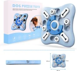Honden Speelgoed Intelligentie – Hondenpuzzel - Interactieve Training – Voorkomt Verveling – 16 Vakjes – 11 Verplaatsbare Schuifjes - Denkspelletjes Voor Honden - Anti Schrokbak Hond – LumifyMe -Hondenproducten 1200x1107 5