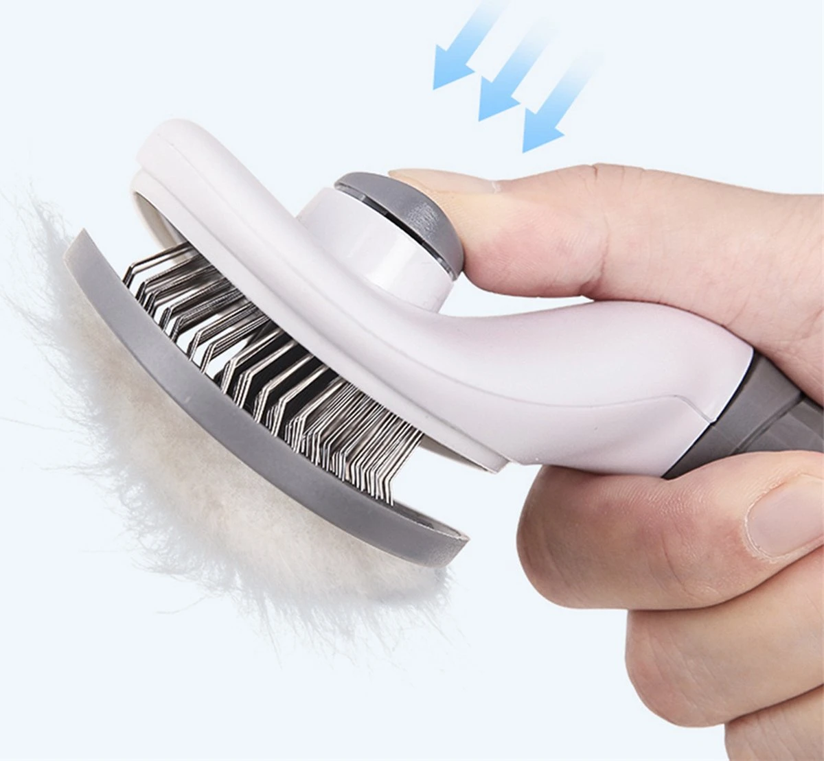 Kattenborstel - Hondenborstel - Pluizenverwijderaar - Haarverwijderaar Voor Huisdieren - Hondenkam - Kattenkam - Huisdierhaar Verwijderaar - Ontpluizer - Kattenhaar & Hondenhaar Verwijderaar - Voor Langharig & Kortharig - Grijs 9 Kattenborstel - Hondenborstel - Pluizenverwijderaar - Haarverwijderaar Voor Huisdieren - Hondenkam - Kattenkam - Huisdierhaar Verwijderaar - Ontpluizer - Kattenhaar & Hondenhaar Verwijderaar - Voor Langharig & Kortharig - Grijs - Afbeelding 7