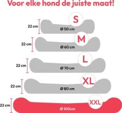 Snoozle Donut Hondenmand - Zacht En Luxe Hondenkussen - Wasbaar - Fluffy - Hondenmanden - 100cm - XXL - Dark Coffee -Hondenproducten 1200x1110 5