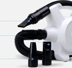 Hondenfohn - Waterblazer Met Draaiknop - 2400W Vermogen Met Warme En Koude Stand - Wit -Hondenproducten 1200x1130 1