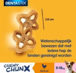 Pedigree Dentastix Chewy Chunx Hondensnacks Mini - Kip - 5 X 68 Gr -Hondenproducten 1200x1140 17
