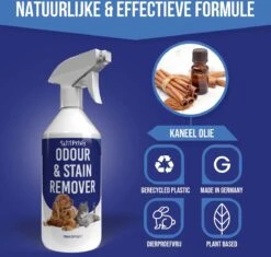 Petsly Odour & Stain Remover - Geurverwijderaars - Urine Vlekken Verwijderen Urinegeur Verwijderen Met Plantaardige Enzymen - 1L -Hondenproducten 1200x1142 8