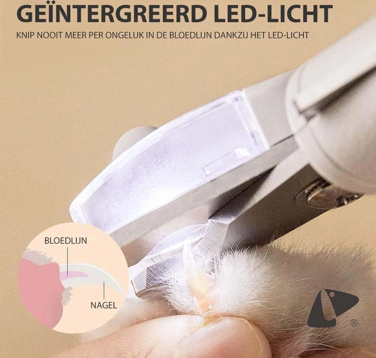 Professionele Oplaadbare LED Licht Nagelknipper, Hond, Kat, Knaagdier, Huisdieren | Dog, Cat, Nail Clipper LED Light, Rechargeable, USB Kabel | Nagelvijl - Nagelschaar Met Vijl, Opvang Van Nagels | Vergrootglas 5x | Extreem Veilig & 100% Effectief 9 Professionele Oplaadbare LED Licht Nagelknipper, Hond, Kat, Knaagdier, Huisdieren | Dog, Cat, Nail Clipper LED Light, Rechargeable, USB Kabel | Nagelvijl - Nagelschaar Met Vijl, Opvang Van Nagels | Vergrootglas 5x | Extreem Veilig & 100% Effectief - Afbeelding 7