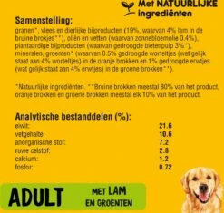 Pedigree Adult Honden Droogvoer - Lam - 10 Kg -Hondenproducten 1200x1143 17