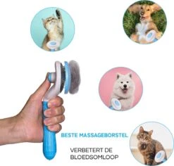 Lorell Pet Company Kattenborstel/Hondenborstel - Borstel Voor Langharig/kortharig -Hondenhaar En Kattenhaar Verwijderaar - Blauw 13 Lorell Pet Company Kattenborstel/Hondenborstel - Borstel Voor Langharig/kortharig -Hondenhaar En Kattenhaar Verwijderaar - Blauw -Hondenproducten 1200x1145 1