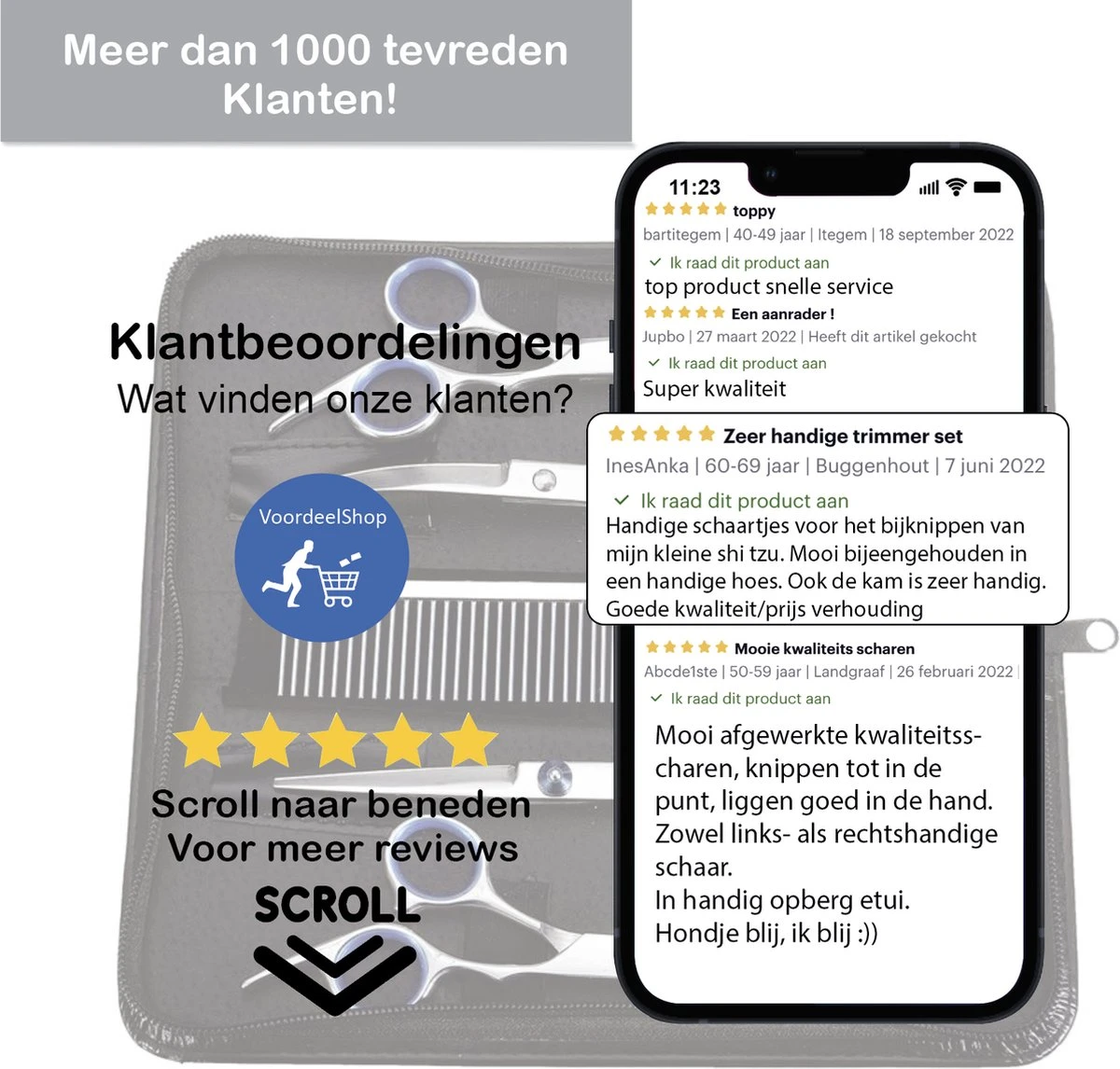 VoordeelShop 7-Delige Huisdier Knipset Met Etui - Trimmen Hond - Honden Schaar - Effileerschaar Hond - Huisdier Trimmer - Huisdier Knippen - Knipschaar Haar - Haar Schaar - Kapper - Kapperset - Scharenset 11 VoordeelShop 7-Delige Huisdier Knipset Met Etui - Trimmen Hond - Honden Schaar - Effileerschaar Hond - Huisdier Trimmer - Huisdier Knippen - Knipschaar Haar - Haar Schaar - Kapper - Kapperset - Scharenset - Afbeelding 9