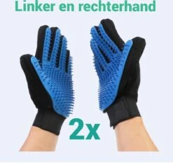 Merkloos Vachtverzorgingshandschoenen Kat En Hond - Huisdieren Handschoen - 2 Stuks -Hondenproducten 1200x1147 1