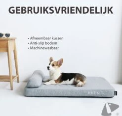 PETKIT® Deep Sleep Bed - Hondenmand - Kattenmand - Memory Foam - Orthopedisch - Maat M -Hondenproducten 1200x1147 10