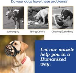 Nobleza Muilkorf Hond - Snuitomtrek 33 - Maat L - Zwart 15 Nobleza Muilkorf Hond - Snuitomtrek 33 - Maat L - Zwart -Hondenproducten 1200x1147 5