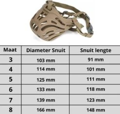 XtraSafe Muilkorf Voor Kleine Honden - Beige - Maat 4 - Verstelbaar -Hondenproducten 1200x1147 6