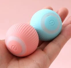 Merkloos Speelbal - Slimme Interactieve Zelfrollende Bal - Kat En Hond Speelgoed - Kattenspeelgoed - BLAUW -Hondenproducten 1200x1148 11