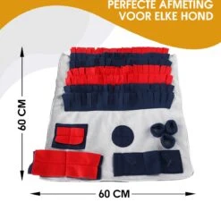 Merkloos Go Quality Honden Speelgoed - Snuffelmat - Snuffelmat Hond - Hondenspeeltjes - Puppy Speelgoed - Honden Speelgoed Intelligentie -Hondenproducten 1200x1148 15
