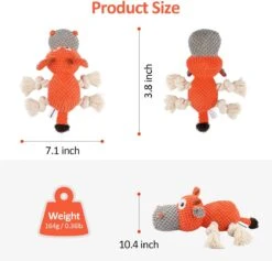 Merkloos Hondenknuffel - Interactief Piepspeelgoed Voor Honden - Teddy - Stoer Hondenkauwspeelgoed - Met Katoenen Materiaal En Gekreukt Papier - Hondenspeelgoed Voor Grote En Kleine Honden 13 Merkloos Hondenknuffel - Interactief Piepspeelgoed Voor Honden - Teddy - Stoer Hondenkauwspeelgoed - Met Katoenen Materiaal En Gekreukt Papier - Hondenspeelgoed Voor Grote En Kleine Honden -Hondenproducten 1200x1150 14