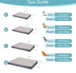 Nobleza Orthopedische Hondenkussen Wasbaar - Hondenbed - Maat XL: 110 X 80 X 8 Cm - Grijs 12 Nobleza Orthopedische Hondenkussen Wasbaar - Hondenbed - Maat XL: 110 X 80 X 8 Cm - Grijs -Hondenproducten 1200x1150 15