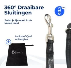 Canicross Looplijn Hond Met Heupriem Voor Hardlopen - Elastische Handsfree Hondenriem - Honden Trainingslijn - 150/200cm - Blauw -Hondenproducten 1200x1150 2