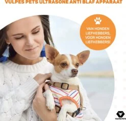 Vulpes Pets® Ultrasone Anti Blaf Apparaat – 3-in-1 Anti Blaf Apparaat Pro - Diervriendelijk & Zonder Schok - Alternatief Anti Blafband - Voor Kleine & Grote Honden - Audio - Flashlight - USB-Oplaadbaar -Hondenproducten 1200x1151 3