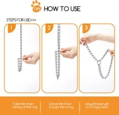 Nobleza Slipketting Hond - Sliphalsband - Trainingshalsband - Hondenketting - Maat L -Hondenproducten 1200x1155 7