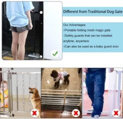 Merkloos ACE Pets – Oprolbaar Hondenrek Voor Binnen - Traphekje Hond Zonder Boren - Veiligheidshek Deurhekje - 180 X 72 Cm - Zwart 14 Merkloos ACE Pets – Oprolbaar Hondenrek Voor Binnen - Traphekje Hond Zonder Boren - Veiligheidshek Deurhekje - 180 X 72 Cm - Zwart -Hondenproducten 1200x1157 5