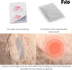 Filo Hondenknuffel Met Hartslag En Warmtebron - Hartslagknuffel Hondenspeelgoed Snuggle Puppy - Knuffel Met Hartslag - Heartbeat Knuffel Hond -Hondenproducten 1200x1157 7