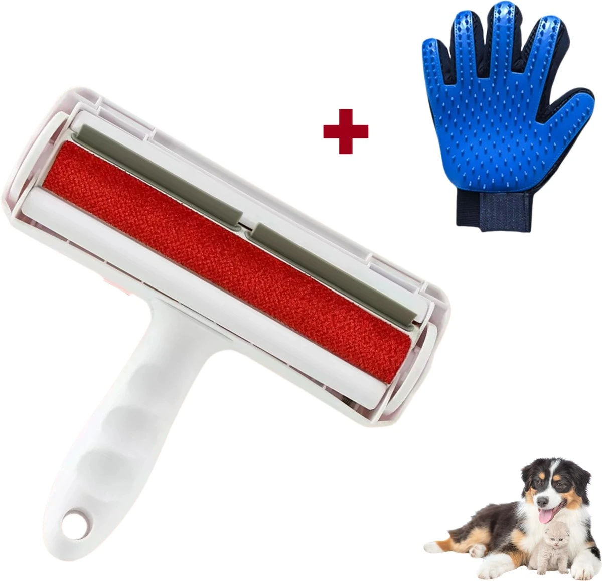 Merkloos Haarverwijderaar-set - Pluizen En Haren Verwijderaar + Rechter Vachthandschoen - Kleding Borstel & Roller – Dierenhaar Verwijderaar - Pluizenborstel – Pluizenverwijderaar –Huisdier - Kattenharen - Hondenharen - Kledingborstel 3 Merkloos Haarverwijderaar-set - Pluizen En Haren Verwijderaar + Rechter Vachthandschoen - Kleding Borstel & Roller – Dierenhaar Verwijderaar - Pluizenborstel – Pluizenverwijderaar –Huisdier - Kattenharen - Hondenharen - Kledingborstel
