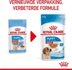 Royal Canin Shn Medium Puppy Pouch - Hondenvoer - 10 X 140 G 32 Royal Canin Shn Medium Puppy Pouch - Hondenvoer - 10 X 140 G -Hondenproducten 1200x1159 27