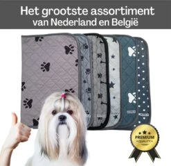 XXL Puppy Training Pad - Plasmat - Zwart - 104 X 104 Cm - Hondentoilet - Herbruikbaar - Wasbaar -Hondenproducten 1200x1163 9