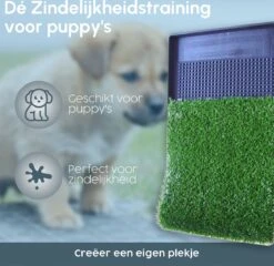 Merkloos Gtrise Hondentoilet Met 2 Matten - Out/Indoor - Zindelijkheidstraining Ebook - Dieren Wc -Hondenproducten 1200x1164 5
