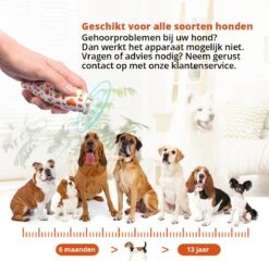 Merkloos LotaHome - Anti Blaf Apparaat - Hondentrainer Voor Binnen En Buiten - Bereik Tot 15 Meter - Diervriendelijk - Zonder Schok - Ultrasone - Voor Alle Honden - Inclusief Clicker -Hondenproducten 1200x1165 6