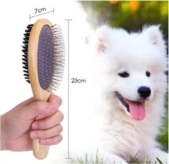 Merkloos Nobleza Dierenborstel - Hondenborstel - Kattenborstel - Tweezijdig - Dubbelzijdig - Hout - Maat L 20 Merkloos Nobleza Dierenborstel - Hondenborstel - Kattenborstel - Tweezijdig - Dubbelzijdig - Hout - Maat L -Hondenproducten 1200x1166 3