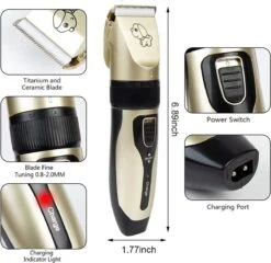 Merkloos Professionele Dierentondeuse - Scheerapparaat Voor Honden En Katten - Trimmer - 4 Opzetstukken - Oplaadbaar - Draadloos - Stil - Verschillende Haar En Vachtlengtes - Haartrimmer - Hondentrimmer - Honden Trimmer - Honden Knippen - Haren Knippen 19 Merkloos Professionele Dierentondeuse - Scheerapparaat Voor Honden En Katten - Trimmer - 4 Opzetstukken - Oplaadbaar - Draadloos - Stil - Verschillende Haar En Vachtlengtes - Haartrimmer - Hondentrimmer - Honden Trimmer - Honden Knippen - Haren Knippen -Hondenproducten 1200x1167 8