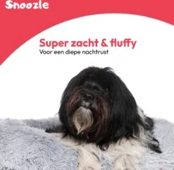 Snoozle Donut Hondenmand - Zacht En Luxe Hondenkussen - Wasbaar - Fluffy - Hondenmanden - 60cm - Lichtgrijs -Hondenproducten 1200x1170 14
