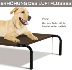 PawHut Hondenstretcher XL 110x68x19 Cm. Bruin / Grijs -Hondenproducten 1200x1171 15