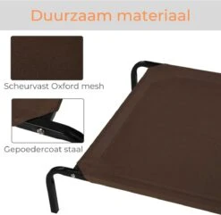 Hondenbed - Hondenstretcher - Honden Ligbed - Inclusief 2 Overtrekhoezen - XL - 110x68cm - Grijs En Koffie -Hondenproducten 1200x1172 11