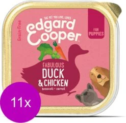 11x Edgard & Cooper Kuipje Vers Vlees Puppy Hondenvoer Eend - Kip 150 Gr -Hondenproducten 1200x1174 12