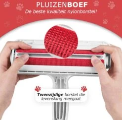 PluizenBOEF® Huisdierhaar Verwijderaar - Haarverwijderaar Voor Huisdieren - Hondenhaar - Kattenhaar - Pluizenborstel -Hondenproducten 1200x1174