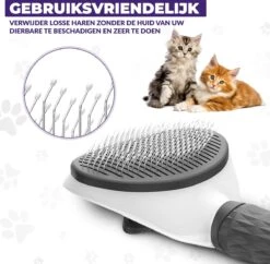 Kattenborstel - Hondenborstel - Pluizenverwijderaar - Haarverwijderaar Voor Huisdieren - Hondenkam - Kattenkam - Huisdierhaar Verwijderaar - Ontpluizer - Kattenhaar & Hondenhaar Verwijderaar - Voor Langharig & Kortharig - Grijs 12 Kattenborstel - Hondenborstel - Pluizenverwijderaar - Haarverwijderaar Voor Huisdieren - Hondenkam - Kattenkam - Huisdierhaar Verwijderaar - Ontpluizer - Kattenhaar & Hondenhaar Verwijderaar - Voor Langharig & Kortharig - Grijs -Hondenproducten 1200x1175 1
