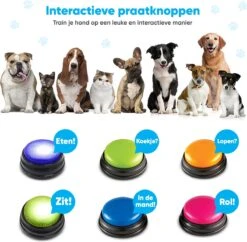 BFreshPets Praatknop Voor Honden - 6 Stuks - Dogbuttons - Hondenspeelgoed - Honden Training - Laat Uw Huisdier Spreken -Hondenproducten 1200x1175 7