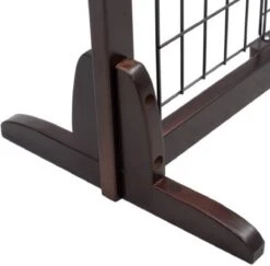 Hondenhek - Traphekje Hond - Traphekje Zonder Boren - Traphekje - BxH 161-97 X 53 Cm - Koffiebruin -Hondenproducten 1200x1182 8