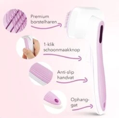 Lubadoo® - Kattenborstel - Hondenborstel - Kattenkam - Kattenhaar - Hondenhaar - Huisdierhaar Verwijderaar - Haarverwijderaar Voor Huisdieren - Langharig - Kortharig - Roze -Hondenproducten 1200x1184 1