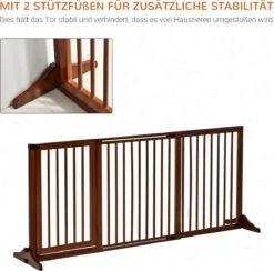 PawHut Barrière Verstelbare Lengte D06-079V01 13 PawHut Barrière Verstelbare Lengte D06-079V01 -Hondenproducten 1200x1185 5