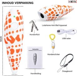 Merkloos LotaHome - Anti Blaf Apparaat - Hondentrainer Voor Binnen En Buiten - Bereik Tot 15 Meter - Diervriendelijk - Zonder Schok - Ultrasone - Voor Alle Honden - Inclusief Clicker -Hondenproducten 1200x1188 7