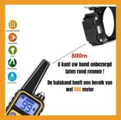 W&Z® Anti Blafband Inclusief Afstandsbediening- 3-60KG - Diervriendelijk - Zonder Schok - Vibratie/Audio/Licht - Anti Blaf Band - Water Bestendig -Hondenproducten 1200x1190 15