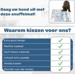Snuffelmat Hond - Likmat Hond - Honden Speelgoed Intelligentie - Anti Schrokbak Hond - Honden Speeltjes - 100cmx100cm 16 Snuffelmat Hond - Likmat Hond - Honden Speelgoed Intelligentie - Anti Schrokbak Hond - Honden Speeltjes - 100cmx100cm -Hondenproducten 1200x1191 10