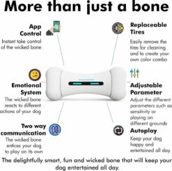 Wickedbone - Automatisch, Interactief En Intelligent Speelgoed Voor Honden - App & Bluetooth Bestuurbaar - USB Oplaadbaar 18 Wickedbone - Automatisch, Interactief En Intelligent Speelgoed Voor Honden - App & Bluetooth Bestuurbaar - USB Oplaadbaar -Hondenproducten 1200x1191 11
