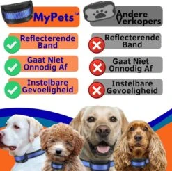 MyPets™ Anti-blafband - Anti Blaf Apparaat - Voor Kleine Honden En Grote Honden - Diervriendelijk - Opvoedingshalsband - Trainingshalsband - 2022/2023 Versie - Inclusief Batterijen -Hondenproducten 1200x1194 5