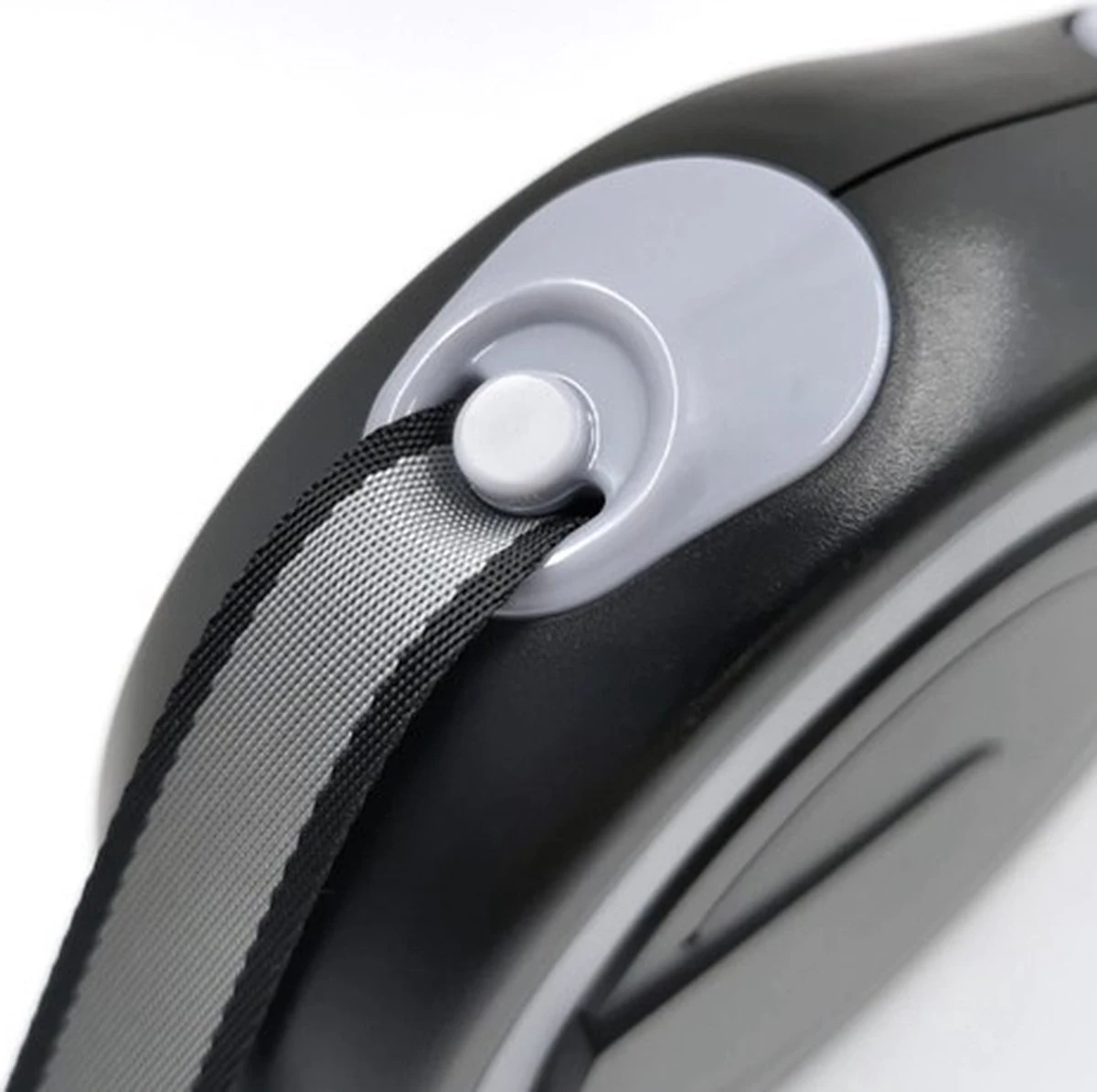 Hondenriem-Looplijn-Zwart/Grijs-8 Meter Oprol-Hond Lijn-Automatisch Rollijn 4 Hondenriem-Looplijn-Zwart/Grijs-8 Meter Oprol-Hond Lijn-Automatisch Rollijn - Afbeelding 2